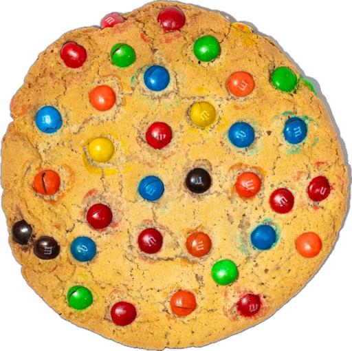 Sugar Cookie with M&M's