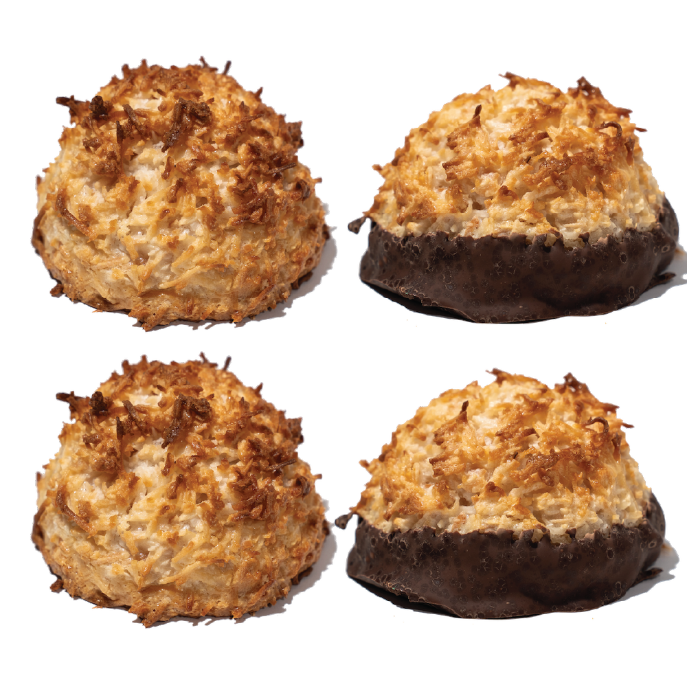 Half Original Half Chocolate Macaroons